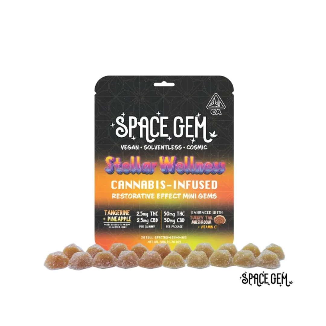 RESTORATIVE EFFECT 1:1 THC:CBD MINI GEMS 20PK 50MG