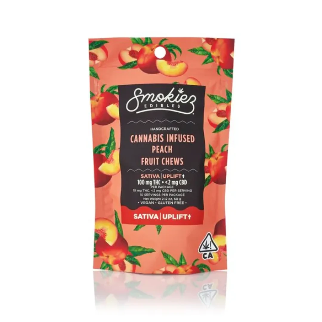 FRUIT CHEWS 10PK [100MG] PEACH product image