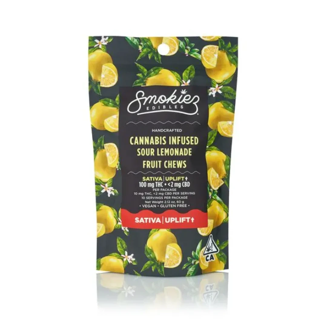 FRUIT CHEWS 10PK [100MG] SOUR LEMONADE product image