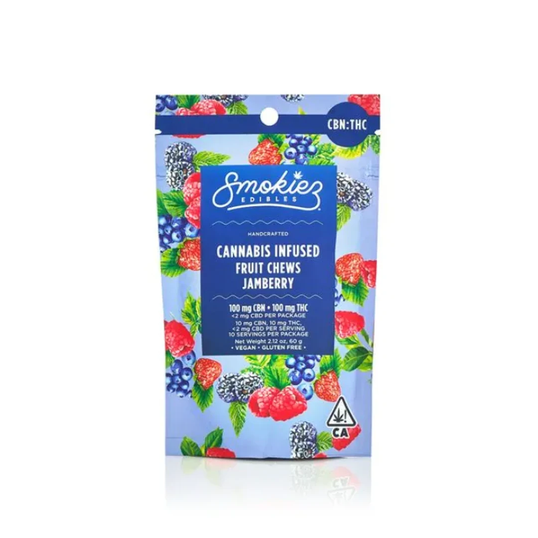 FRUIT CHEWS 10PK [100MG] CBN SWEET JAMBERRY - 100 MG - 10 PACK product image