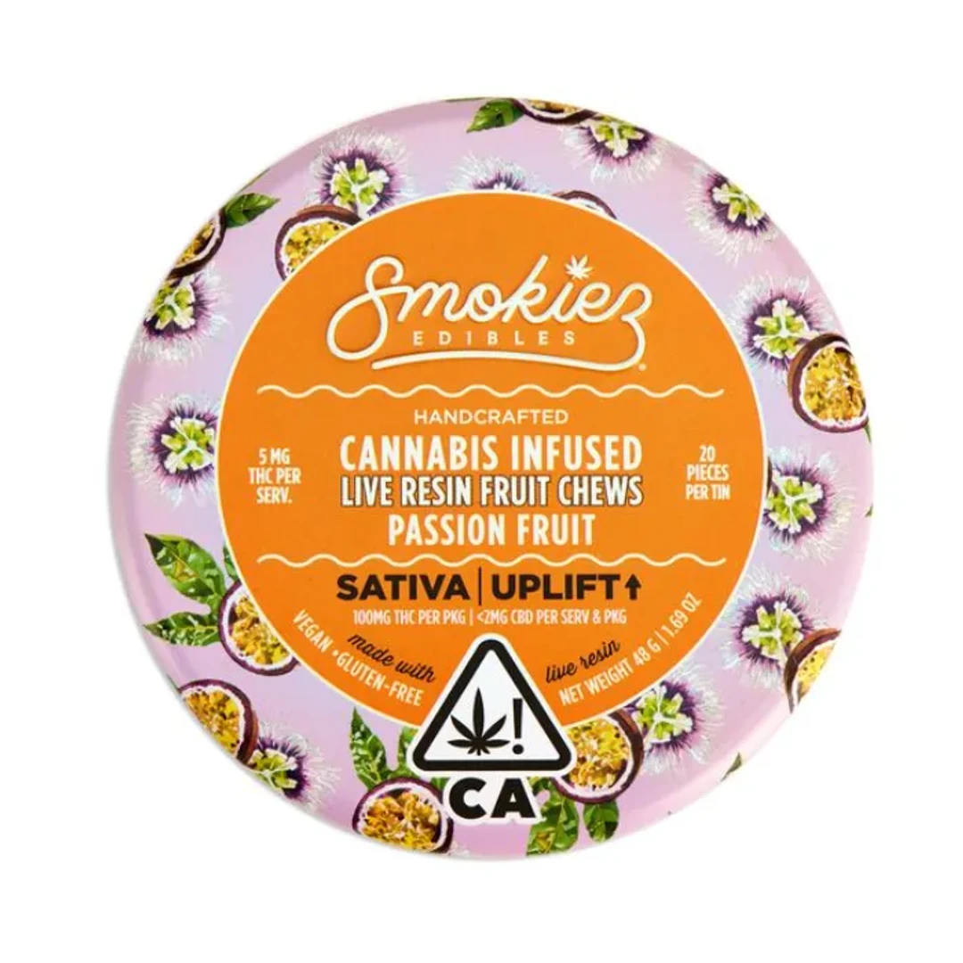 LIVE RESIN FRUIT CHEWS 20PK [100MG] SWEET PASSIONFRUIT - 100 MG - 20 PACK product image