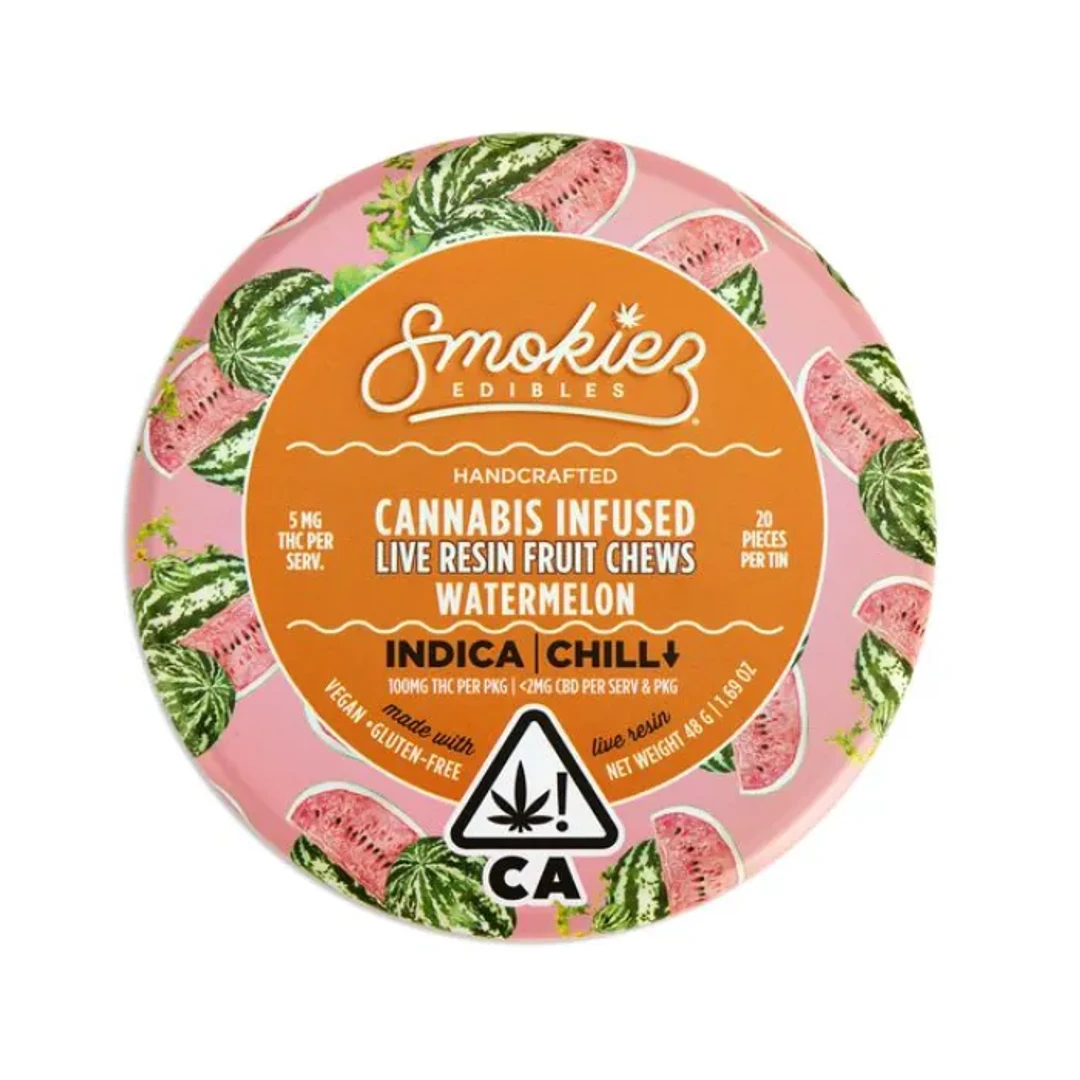 LIVE RESIN FRUIT CHEWS 20PK [100MG] WATERMELON product image
