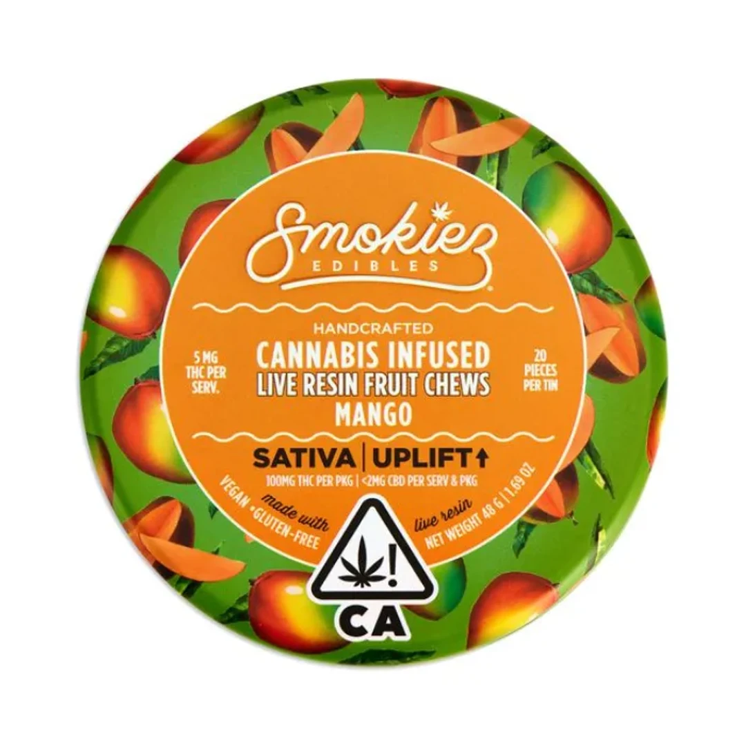 LIVE RESIN FRUIT CHEWS 20PK [100MG] MANGO