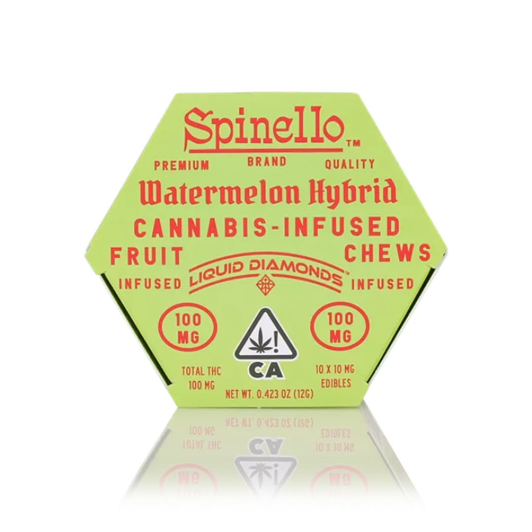 FRUIT CHEWS 10PK [100MG] WATERMELON - 100 MG - 10 PACK product image