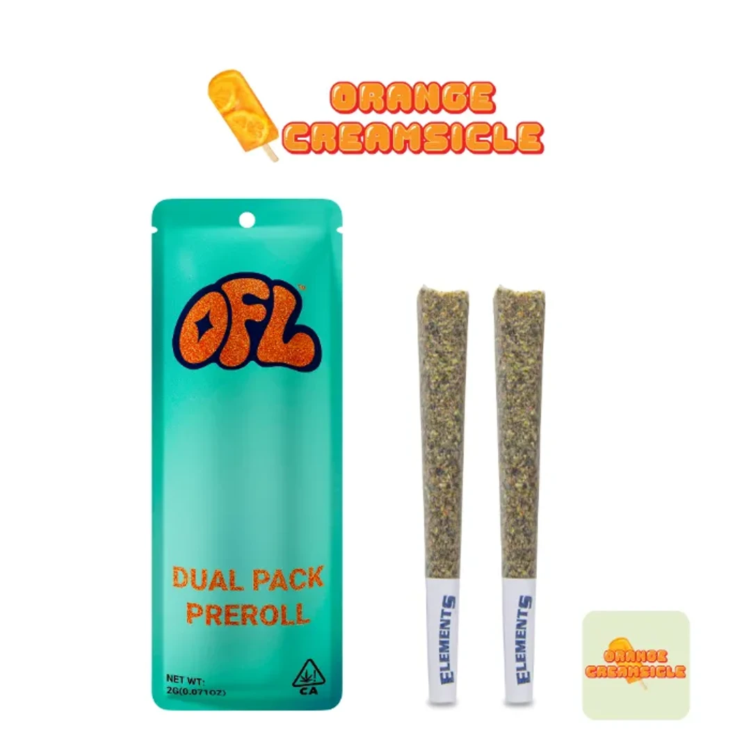 PREROLL 2PK [2G] ORANGE CREAMSICLE product image