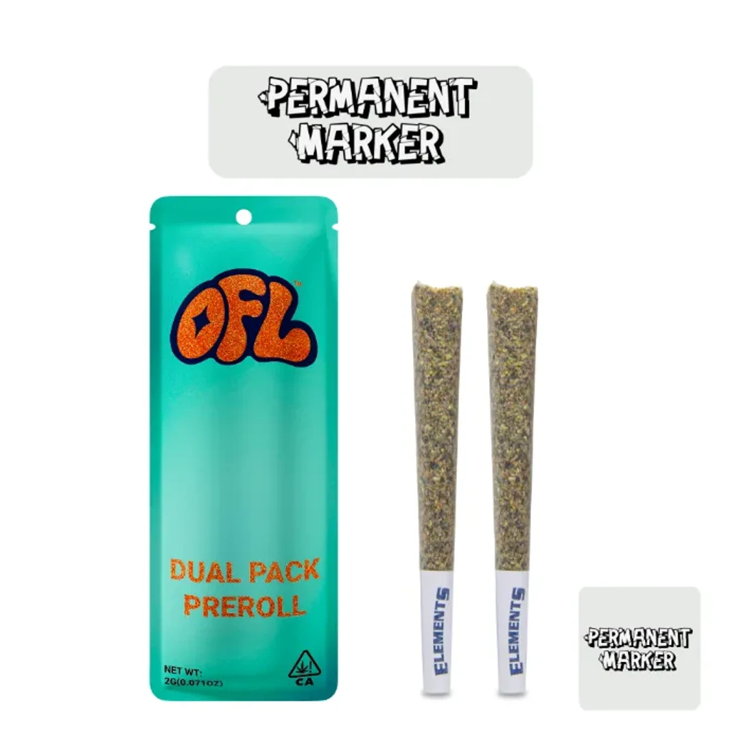 PREROLL 2PK [2G] PERMANENT MARKER - 2 G
