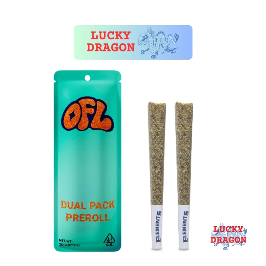 PREROLL 2PK [2G] LUCKY DRAGON - 2 G - 2 PACK product image