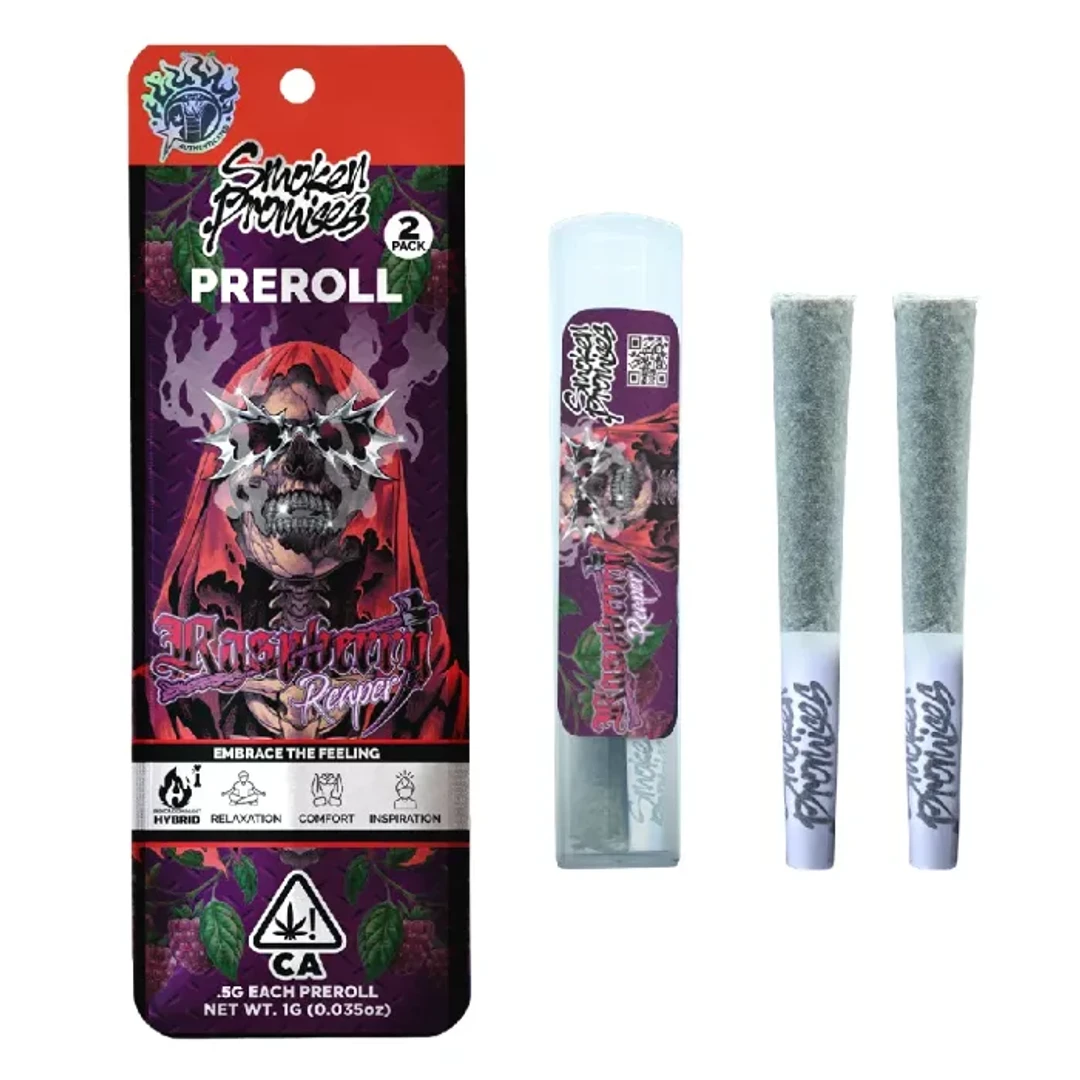 RASPBERRY REAPER PRE-ROLL 2PK 1G