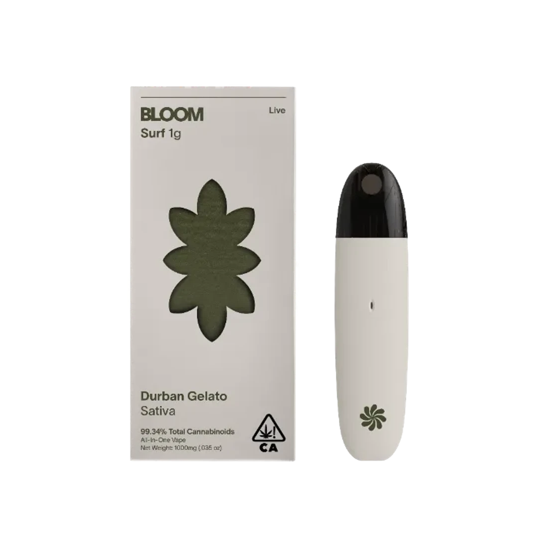 SURF LIVE RESIN READY TO USE VAPORIZER [1G] DURBAN GELATO