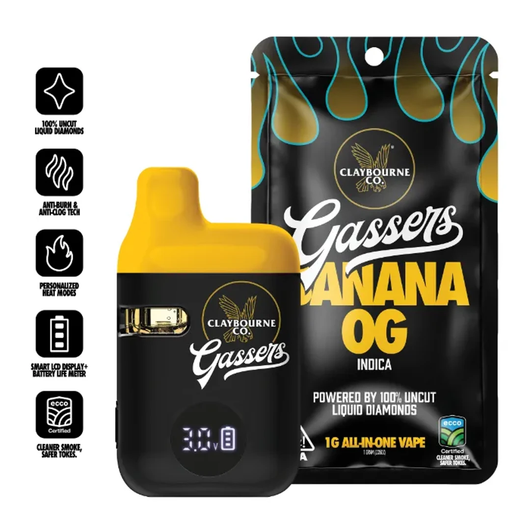 BANANA OG GASSERS ALL IN ONE - 1000 mg
