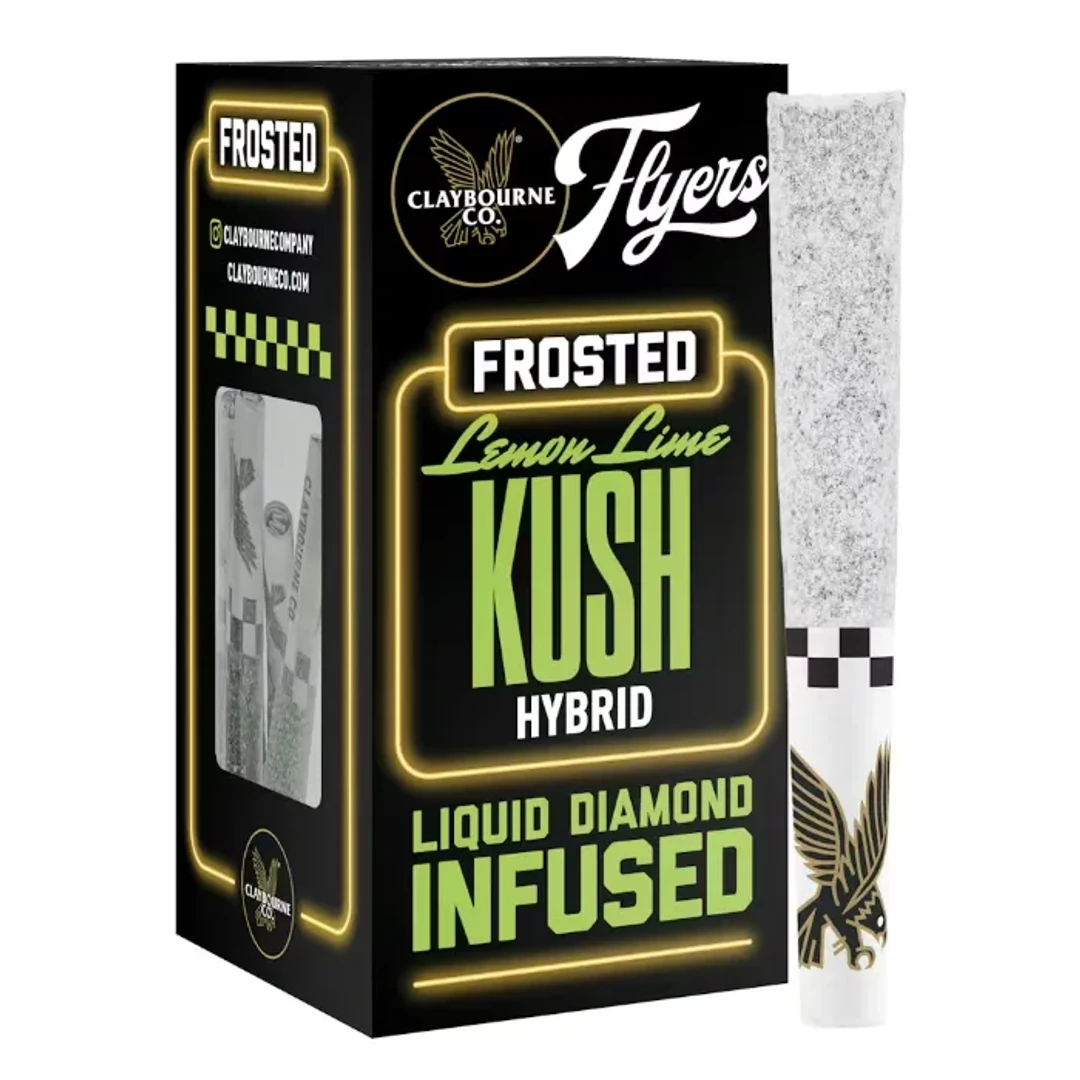 FROSTED FLYERS INFUSED PREROLL 5PK [2.5G] LEMON LIME KUSH product image