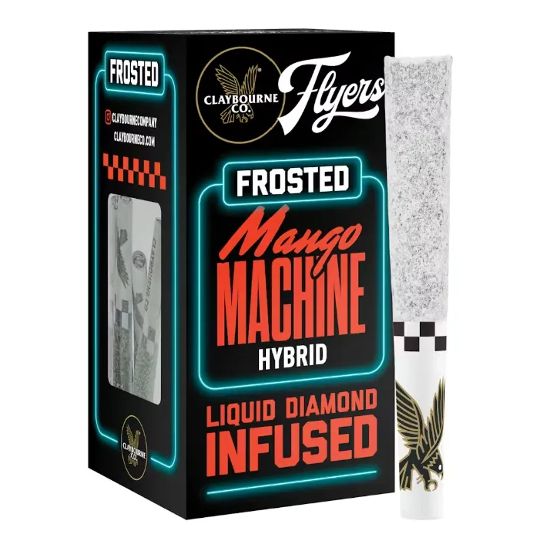 FROSTED FLYERS INFUSED PREROLL 5PK [2.5G] MANGO MACHINE product image
