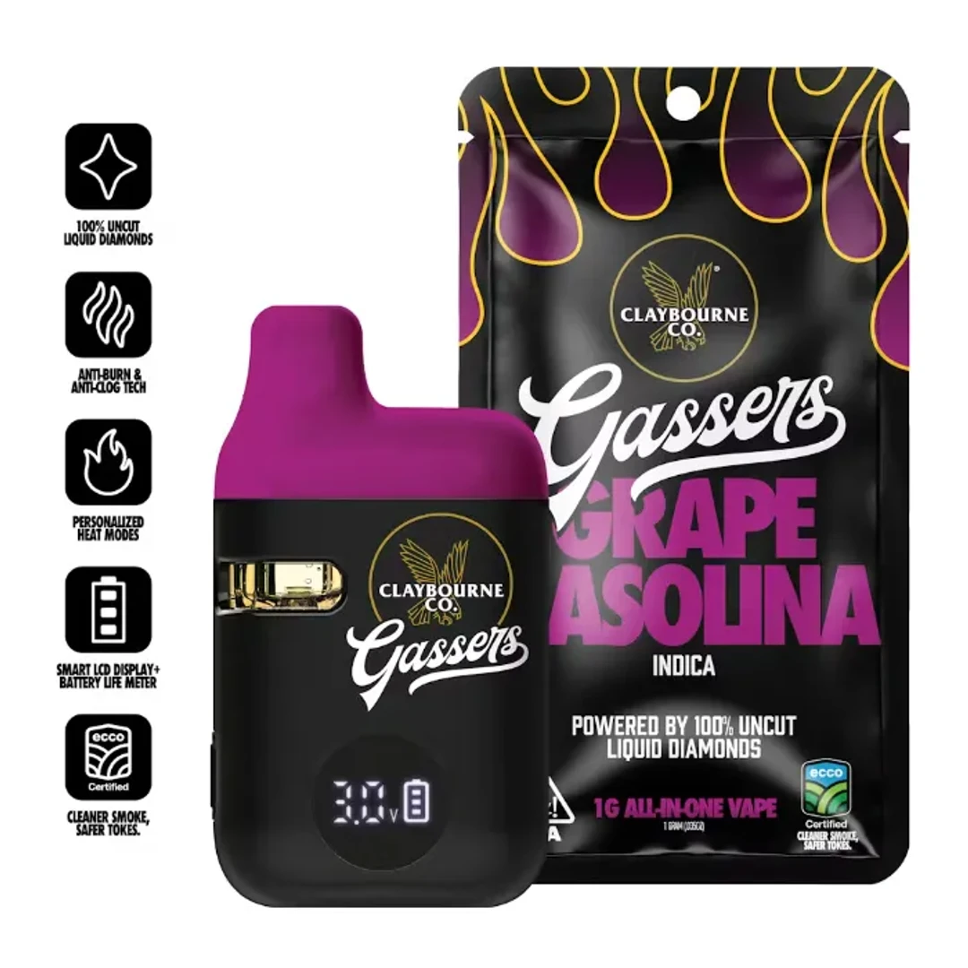 GASSERS READY TO USE VAPORIZER [1G] GRAPE GASOLINA - 1 G product image
