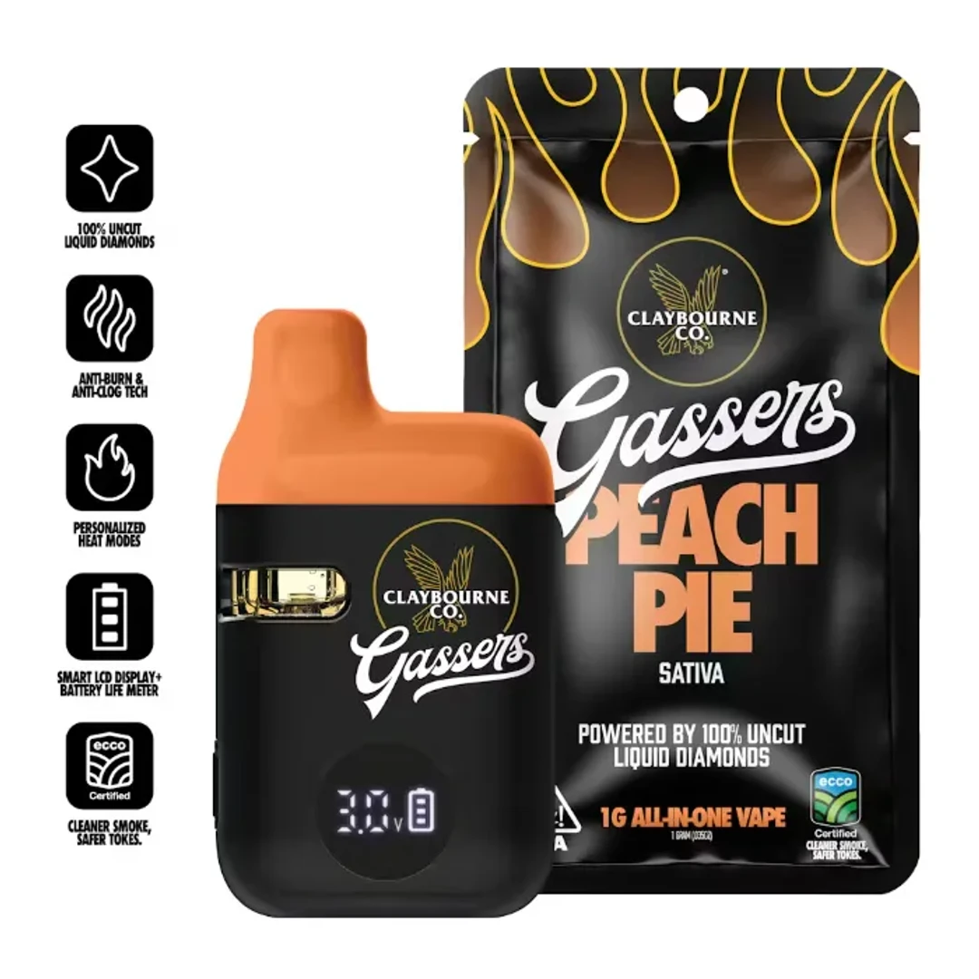 GASSERS READY TO USE VAPORIZER [1G] PEACH PIE - 1 G product image