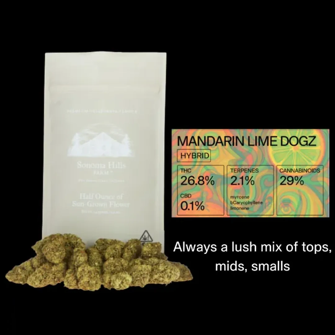 FLOWER [14G] MANDARIN LIME DOGZ - 14 G