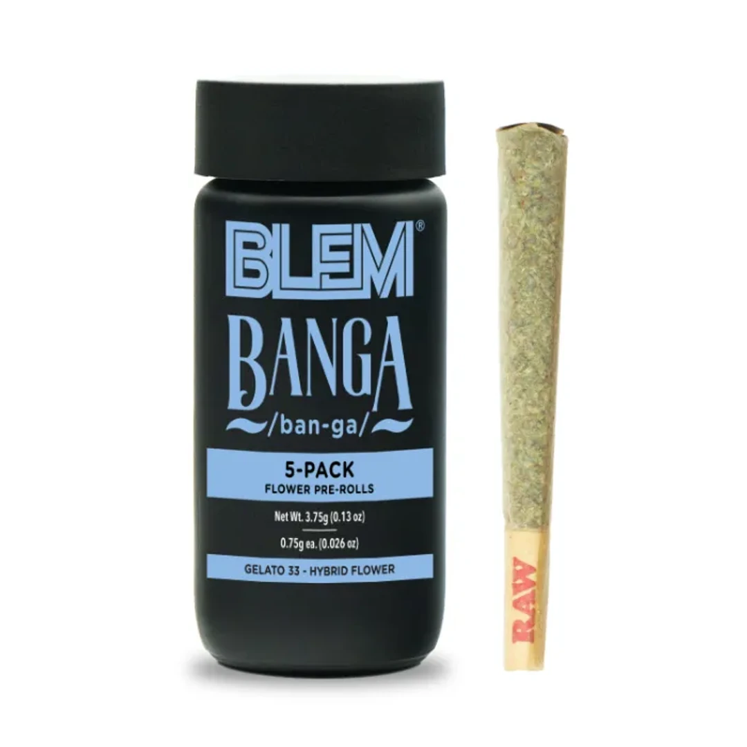 BANGA PRE-ROLL 5 PACK 3.75G