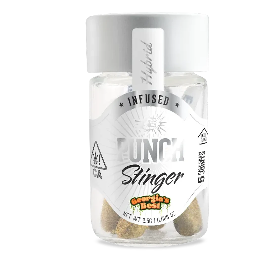 GEORGIA'S BEST STINGERS INFUSED PRE-ROLL 5 PACK 2.5G