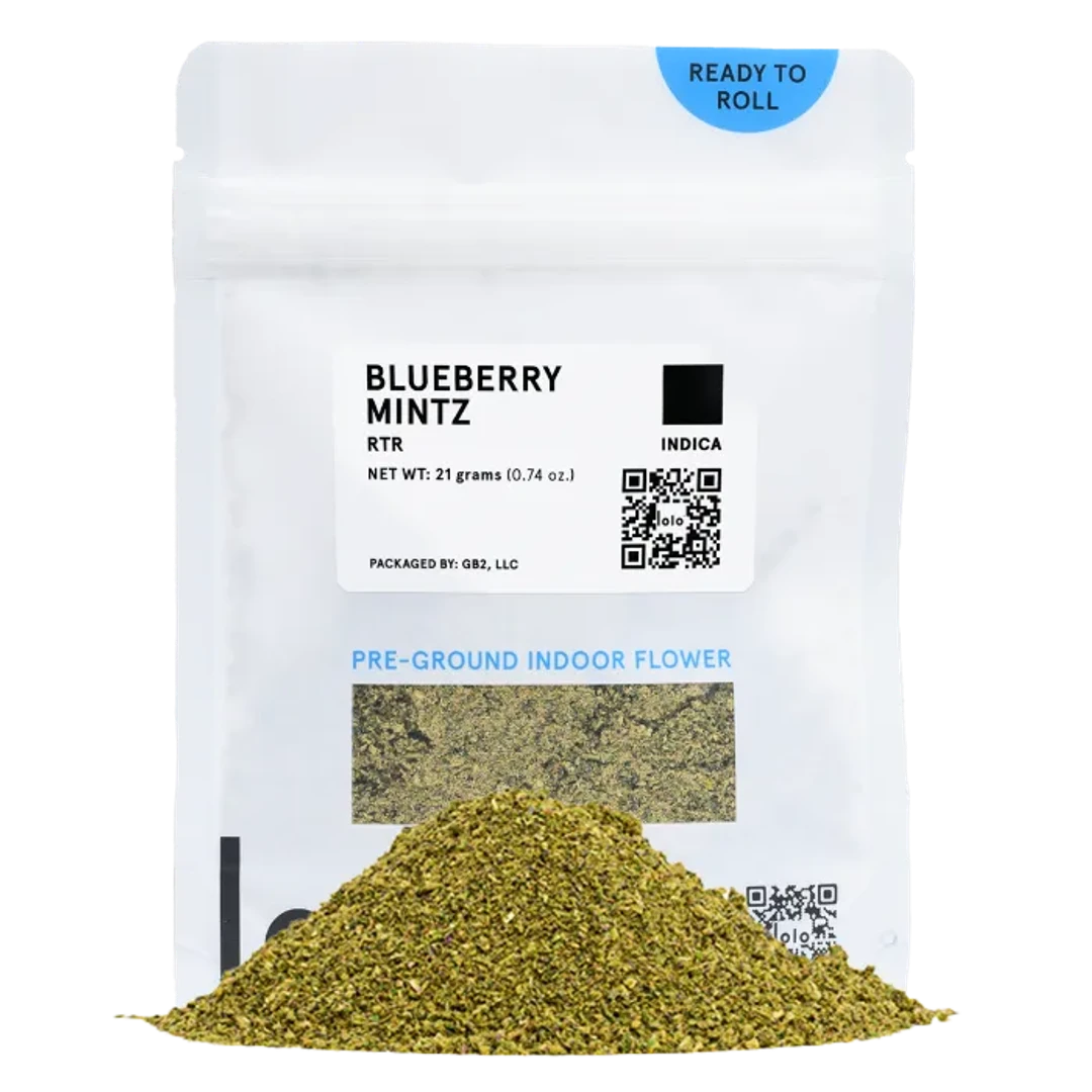 BLUEBERRY MINTZ READY TO ROLL 21G