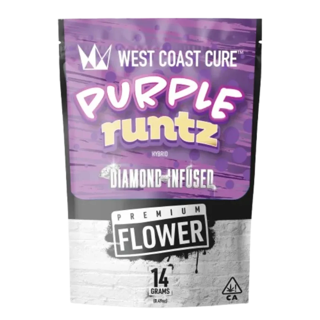 PURPLE RUNTZ DIAMOND INFUSED FLOWER 14G