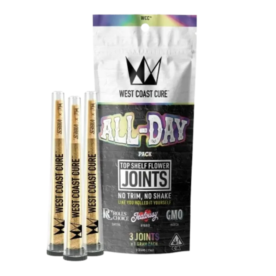 ALL DAY PACK PRE-ROLL 3 PACK 3G