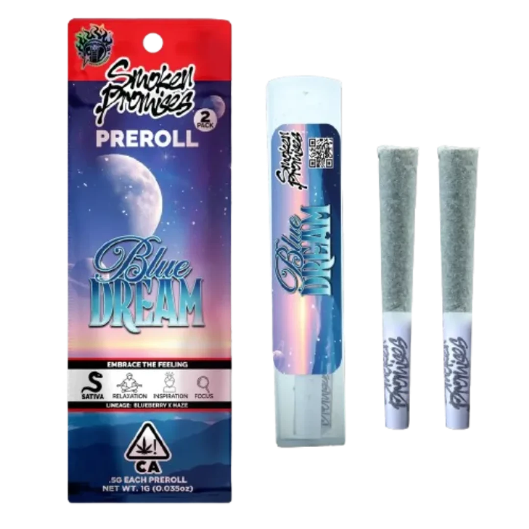 BLUE DREAM PRE-ROLL 2 PACK 1G
