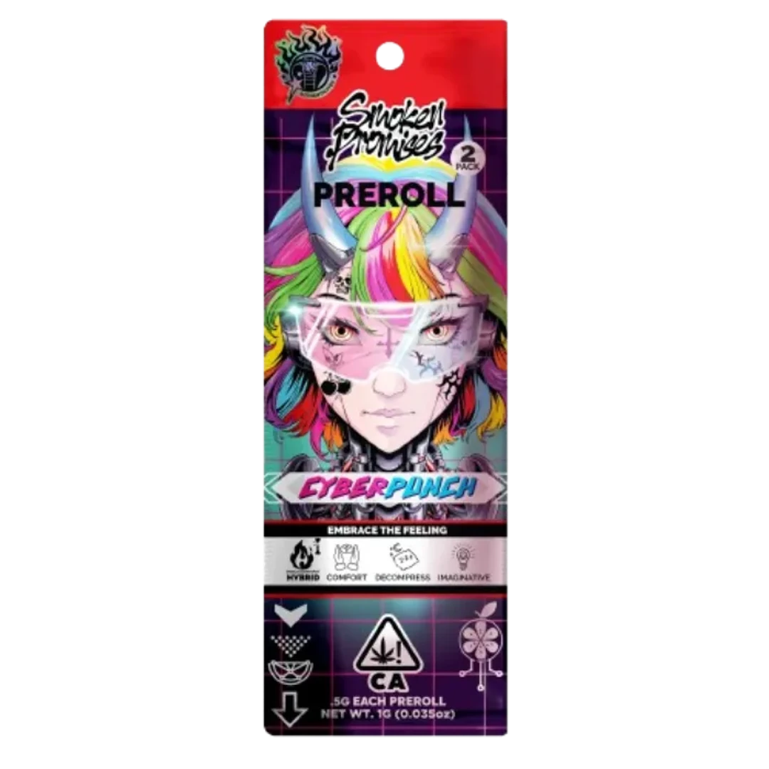 CYBER PUNCH PRE-ROLL 2 PACK 1G