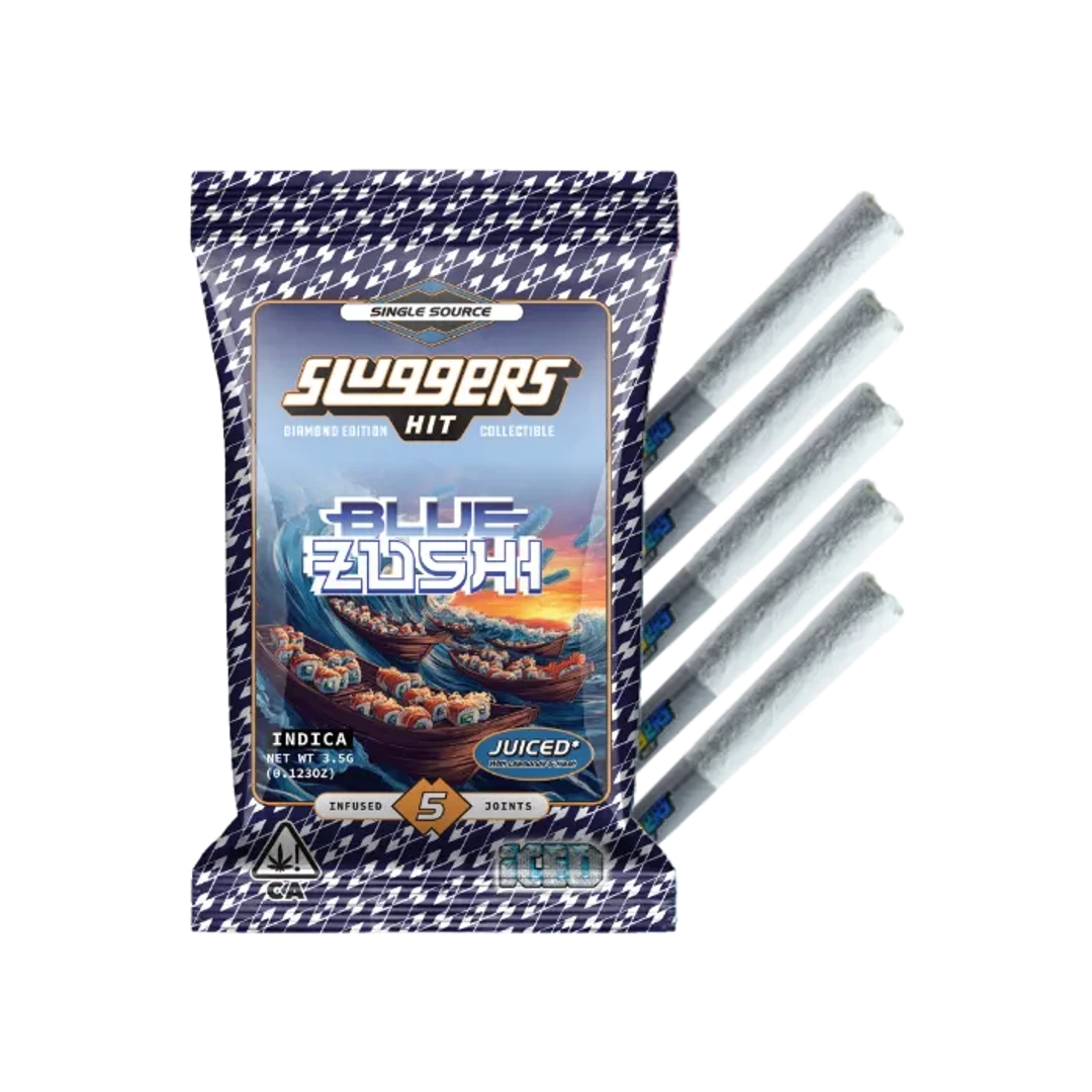 JUICED INFUSED PREROLL 5PK [3.5G] BLUE ZUSHI DIAMOND EDITION - 3.5 G - 5 PACK product image