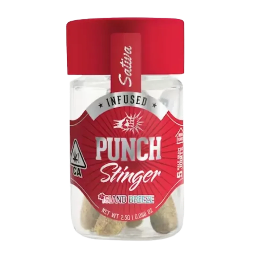 ISLAND BREEZE STINGERS INFUSED PRE-ROLL 5 PACK 2.5G