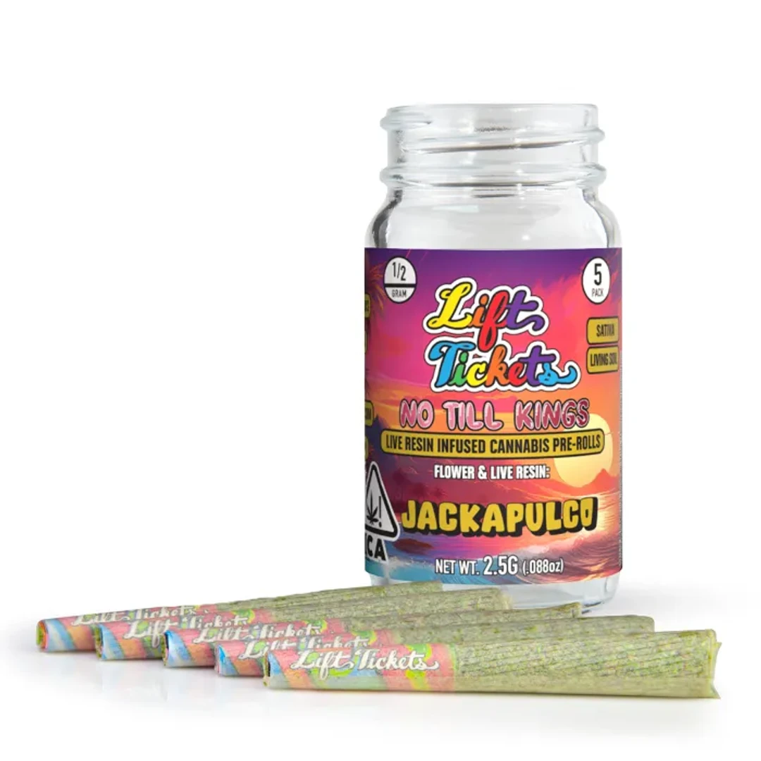 INFUSED PREROLL 5PK [2.5G] JACKAPULCO BY NO TILL KINGS - 2.5 G - 5 PACK product image