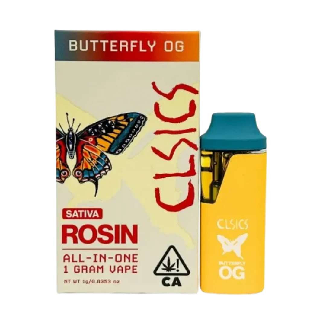 LIVE ROSIN READY TO USE VAPORIZER [1G] BUTTERFLY OG - 1 G product image