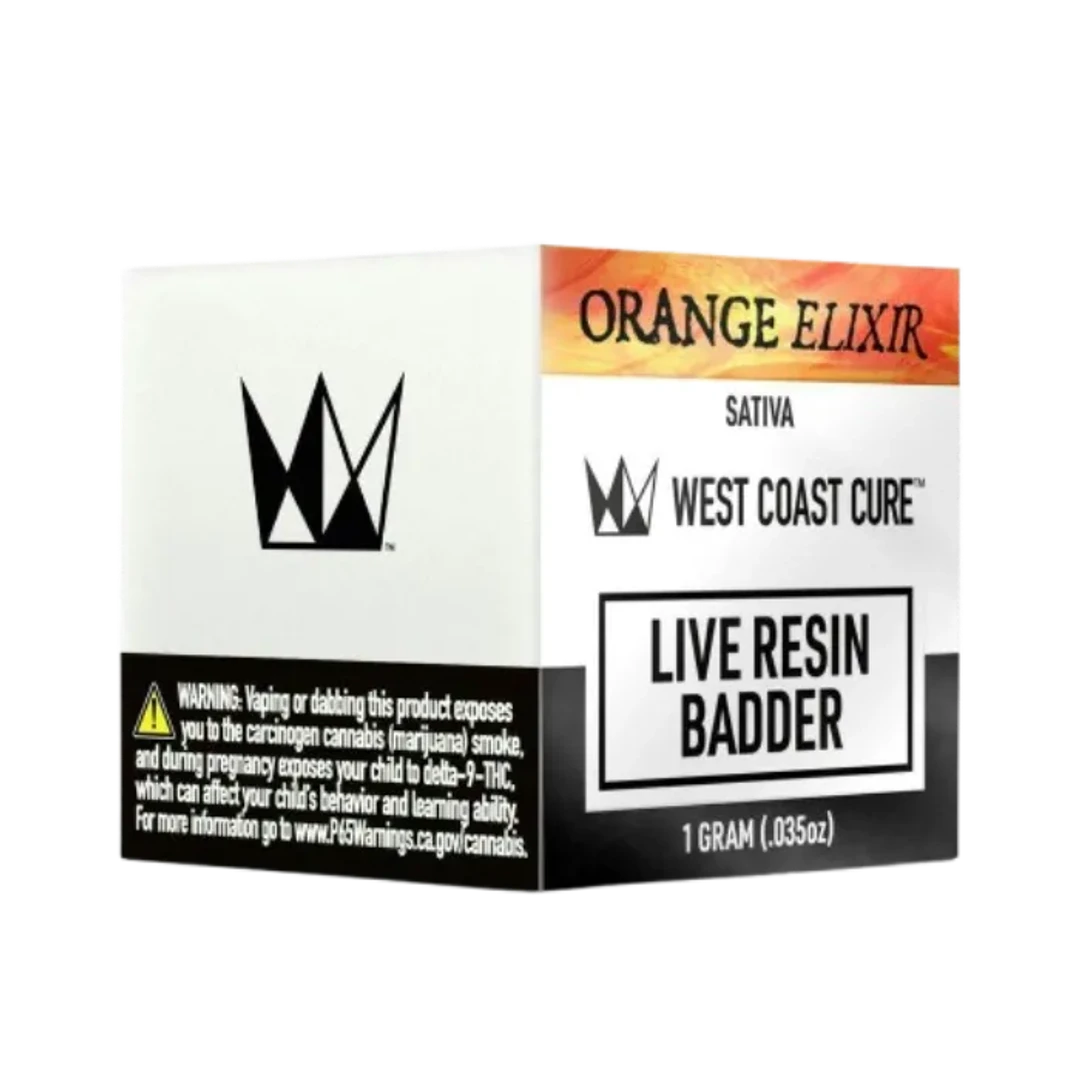 Orange Elixir Live Resin Badder 1G