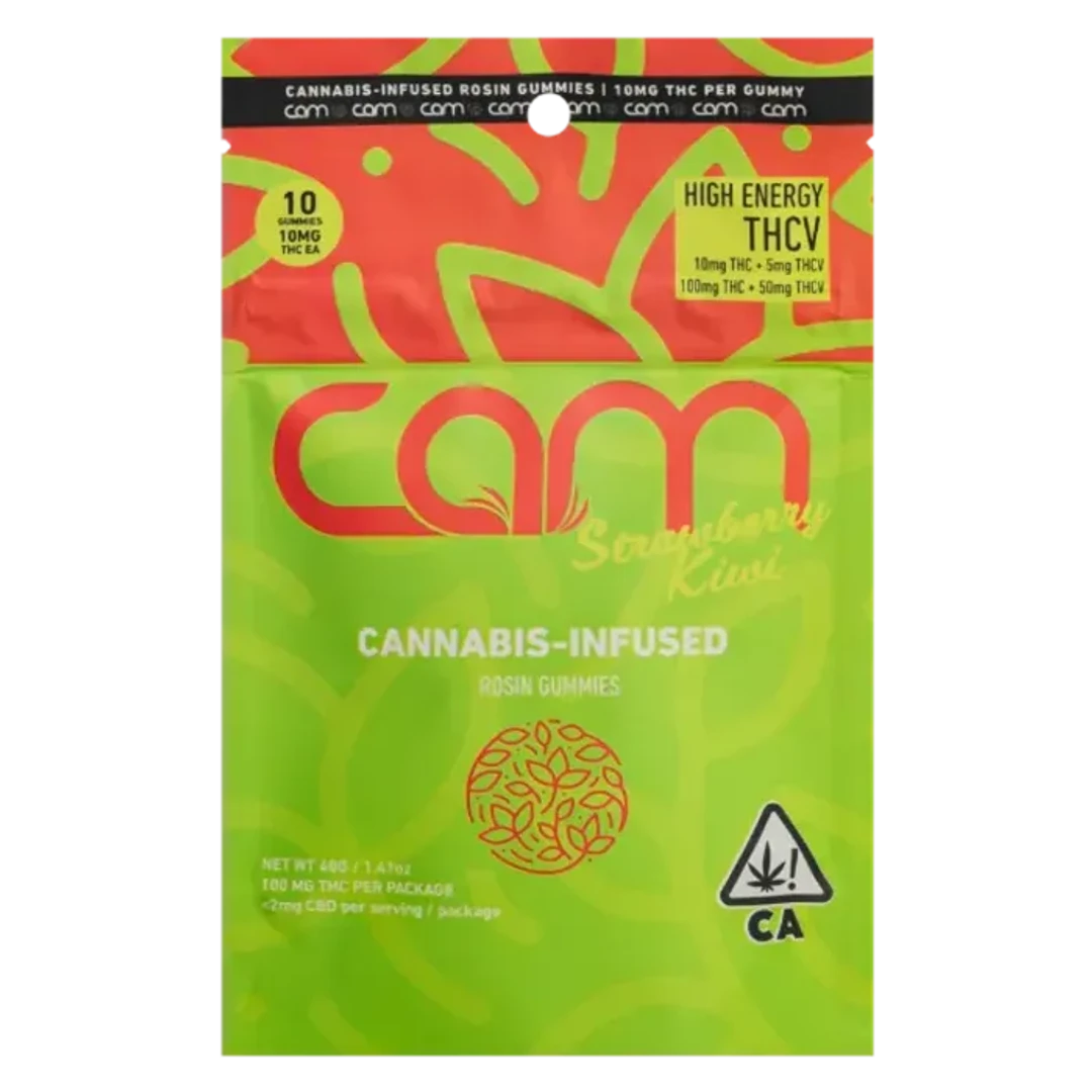 STRAWBERRY KIWI ROSIN GUMMY 2:1 THC:THCV 10 PACK 100MG