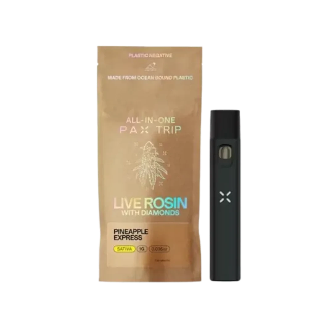 TRIP LIVE ROSIN WITH DIAMONDS READY TO USE VAPORIZER [1G] PINEAPPLE EXPRESS - 1 G