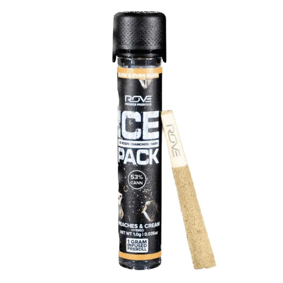 PEACHES & CREAM HASH INFUSED PRE-ROLL SINGLE 1G