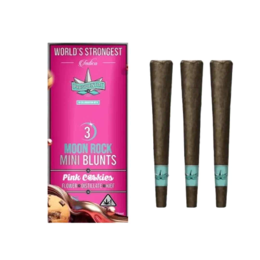 PINK COOKIES INFUSED MINI BLUNTS 3 PACK 2.1G