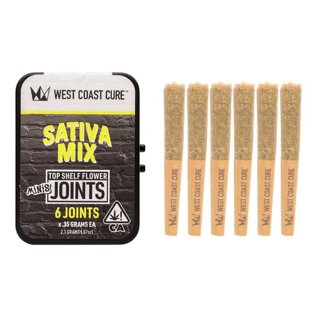 SATIVA MIX PRE-ROLL 6 PACK 2.1G