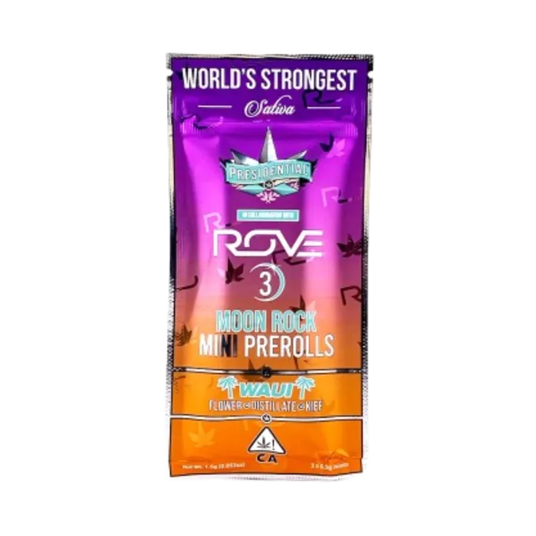 WAUI INFUSED MINI PRE-ROLL 3 PACK 1.5G (ROVE)