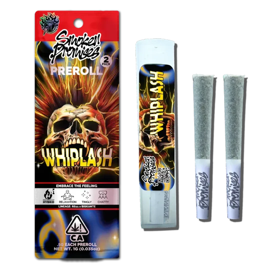 WHIPLASH PRE-ROLL 2 PACK 1G