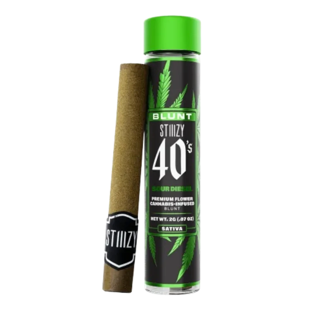 INFUSED 40'S BLUNT PREROLL [2G] SOUR DIESEL - 2 G