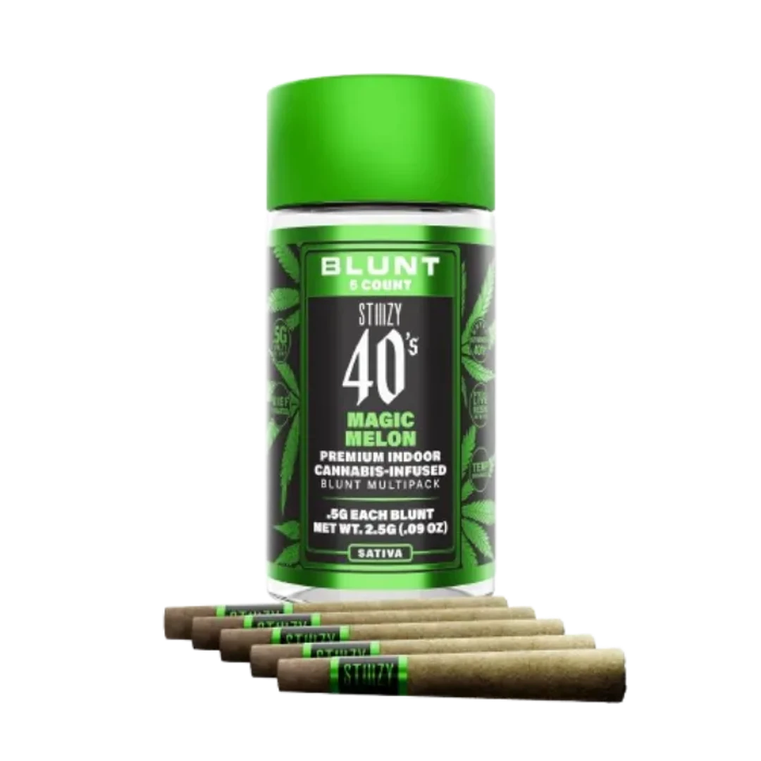 INFUSED 40'S MINI BLUNT 5PK [2.5G] MAGIC MELON - 2.5 G - 5 PACK