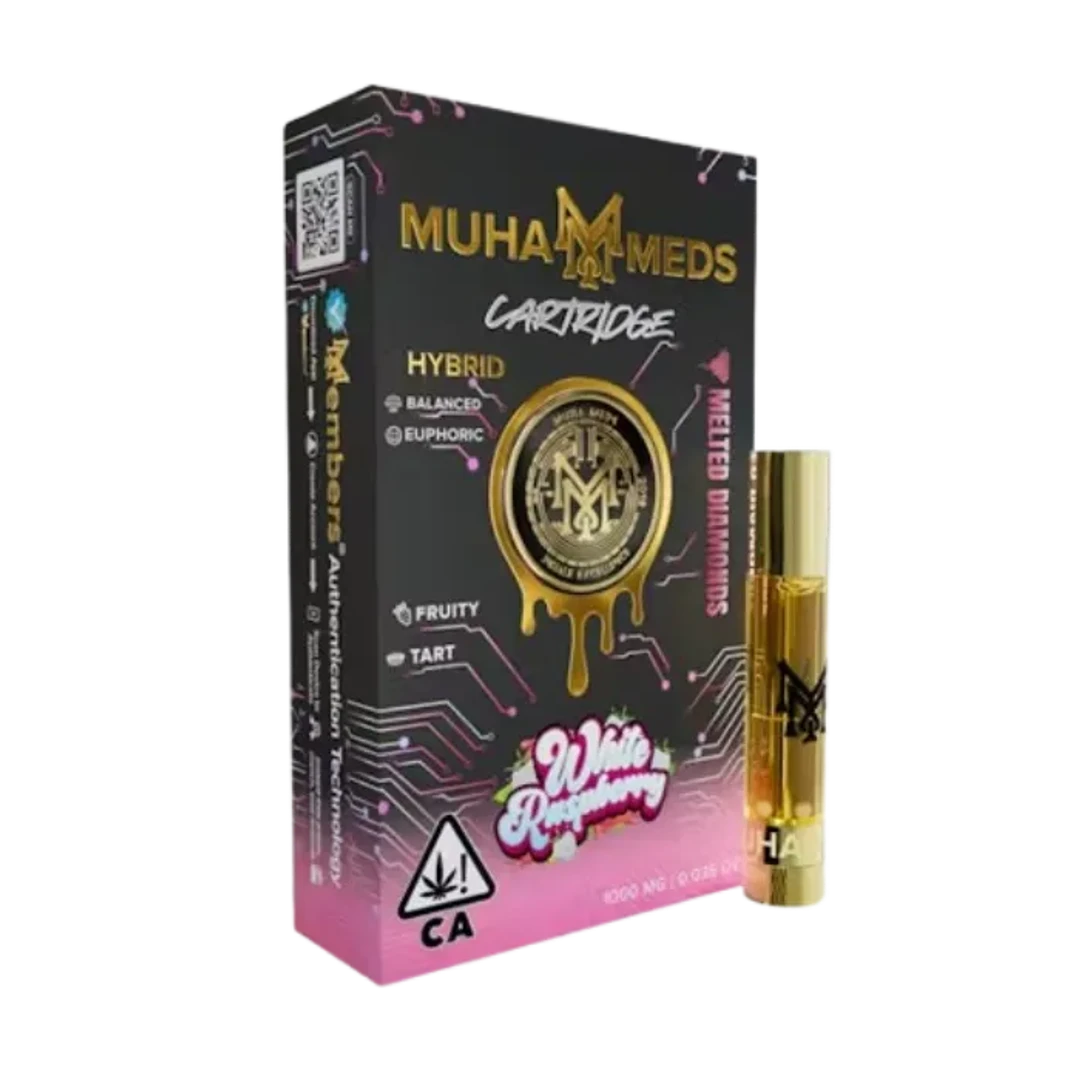 WHITE RASPBERRY MELTED DIAMONDS CARTRIDGE - 1000 mg