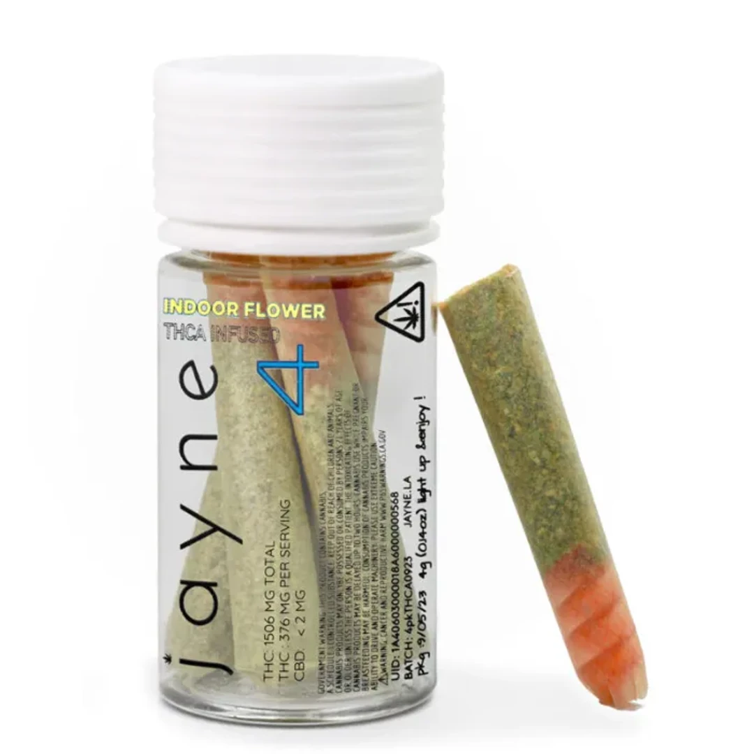GRAPE GAS INFUSED PRE-ROLL 4 PACK 4G