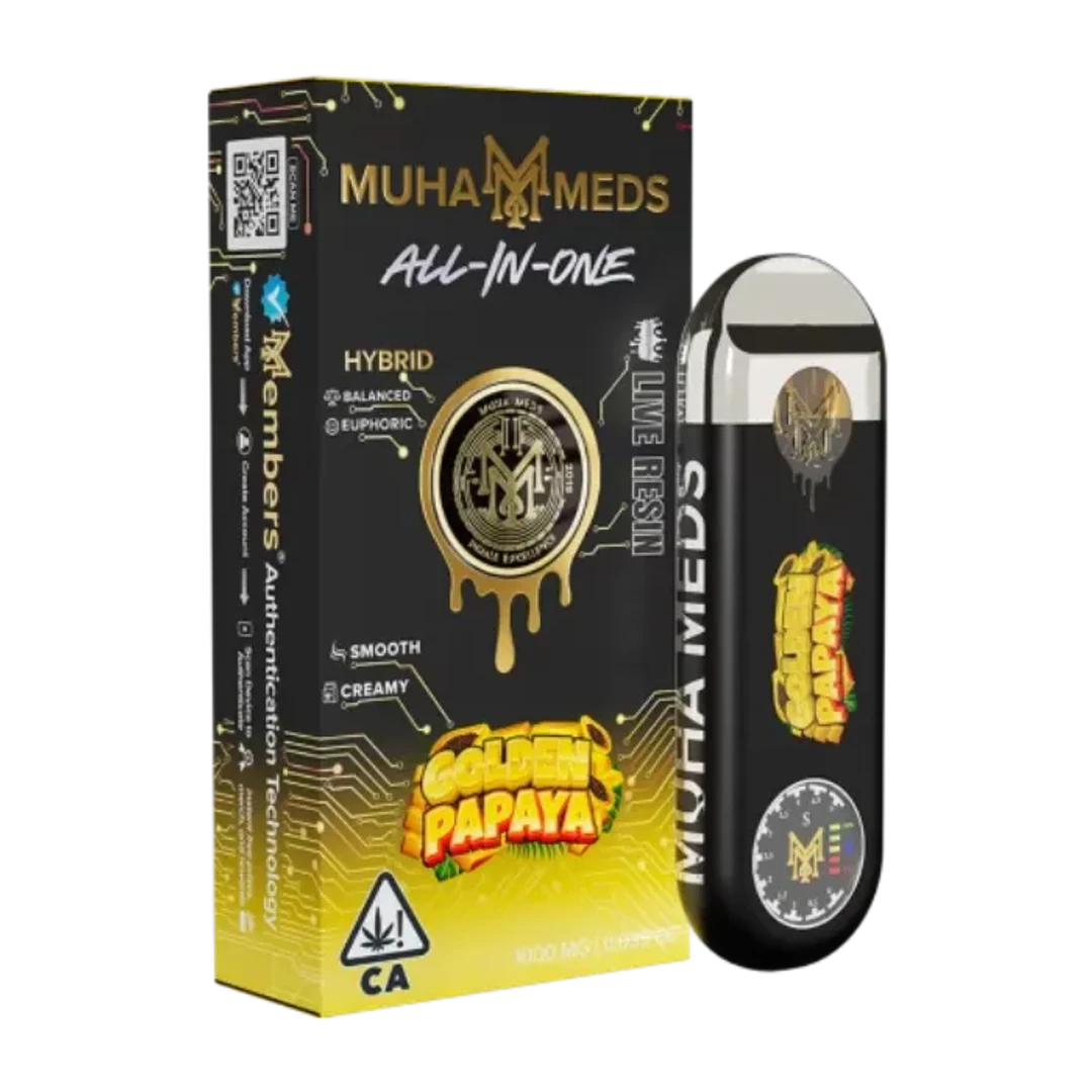 Golden Papaya Live Resin All In One 1G