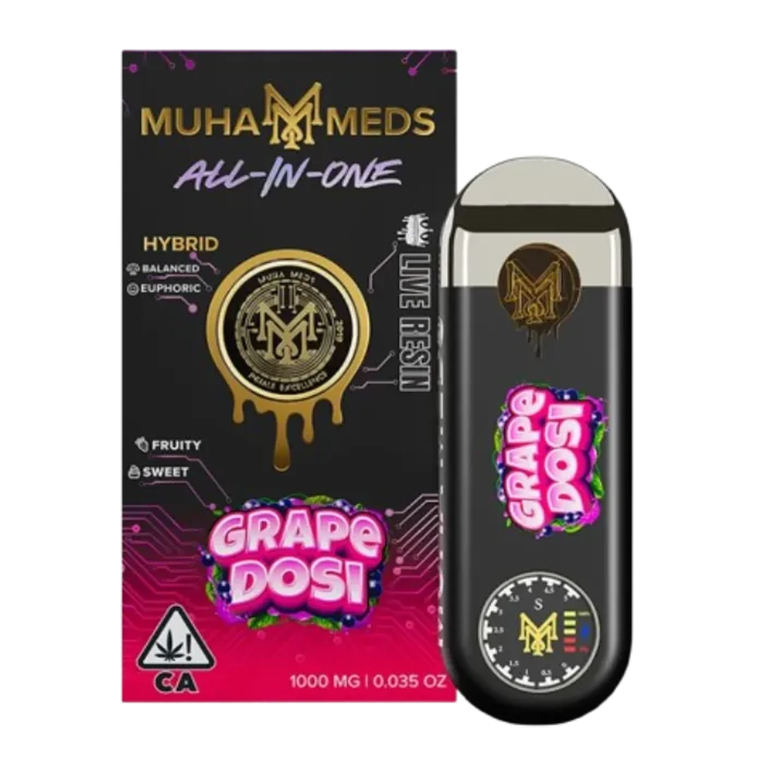 Grape Dosi Live Resin All In One 1G