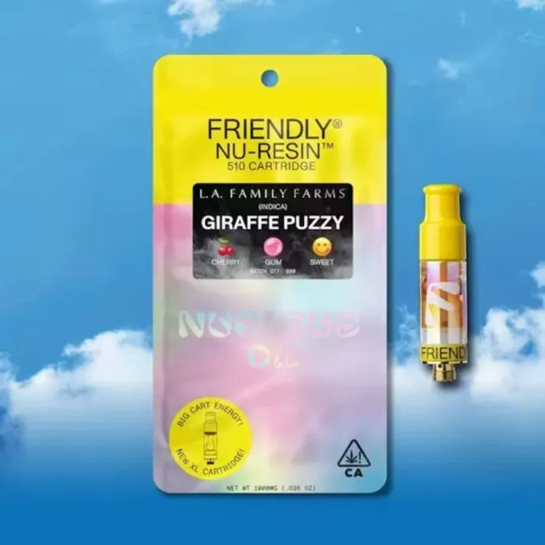 Giraffe Puzzy  Cured Resin Cartridge (LA Family Farms) 1G