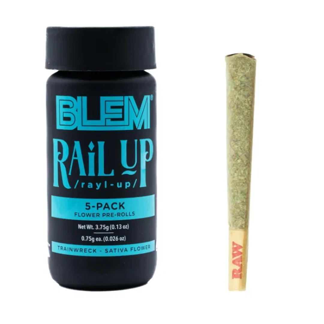 RAIL UP PREROLLS 5PK 3.75G