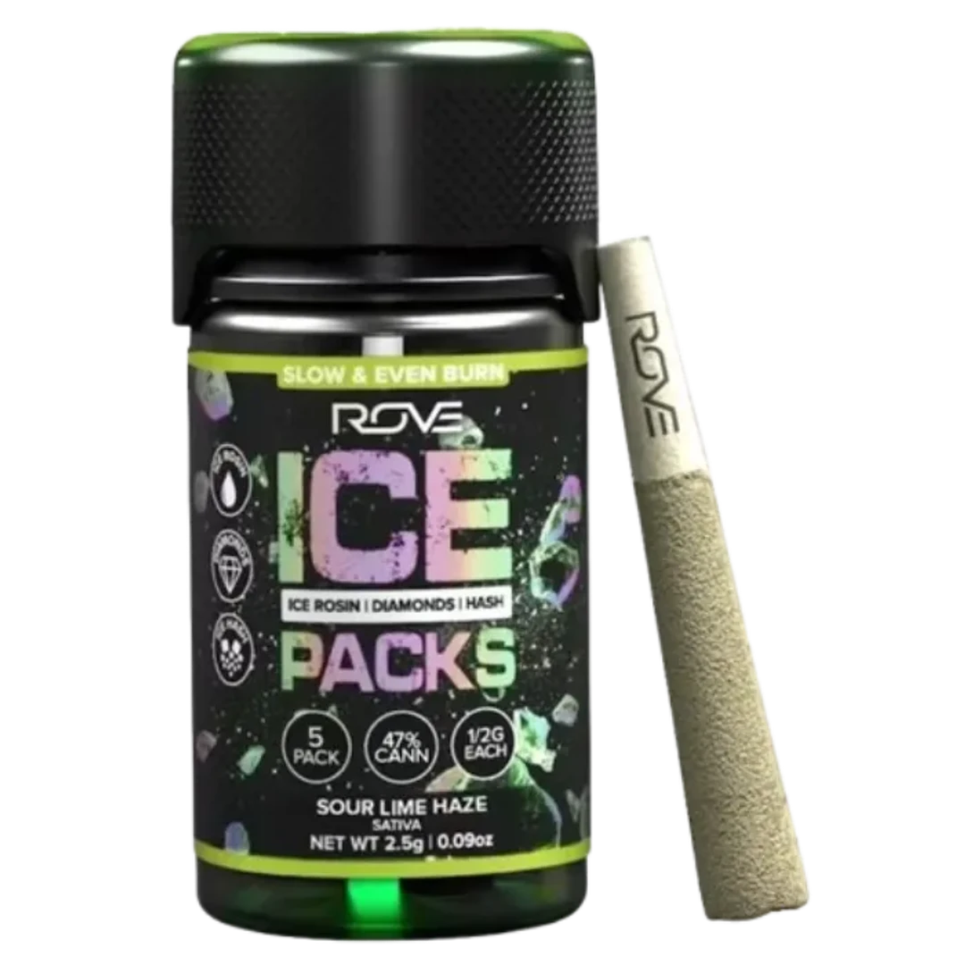 SOUR LIME HAZE INFUSED PRE-ROLL 5 PACK 2.5G