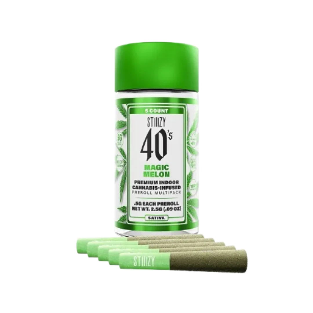 INFUSED 40'S PREROLL 5PK [2.5G] MAGIC MELON - 2.5 G - 5 PACK