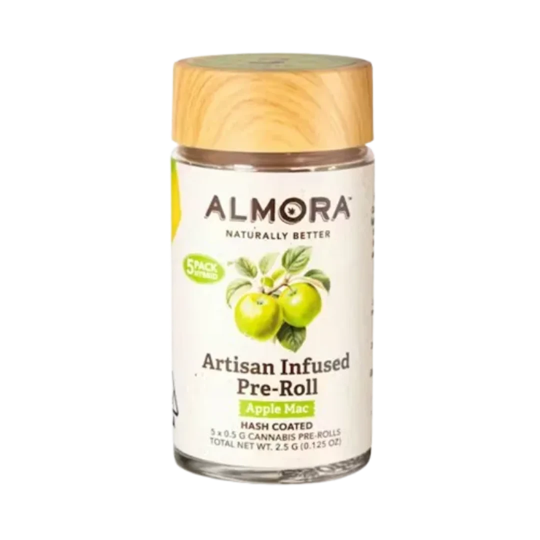 INFUSED PREROLL 5PK [2.5G] APPLE MAC - 2.5 G - 5 PACK