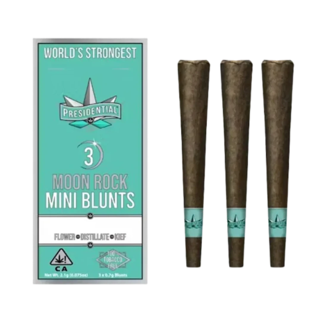 PEE-WEE MOON ROCK MINI BLUNT PREROLL 3PK [2.1G] XXX - 2.1 G - 3 PACK product image